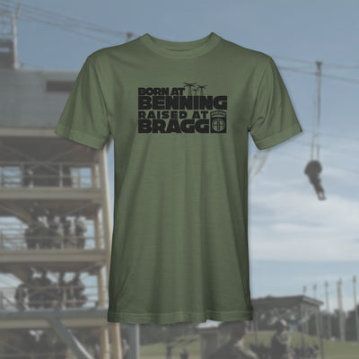 Born at Benning Raised at Bragg T-Shirt
