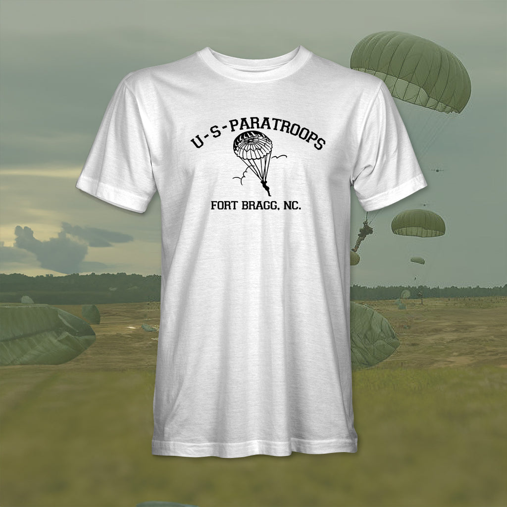 Fort Bragg U.S. Paratroops PT Shirt