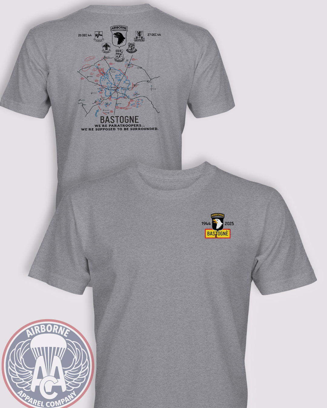 101st Airborne Siege of Bastogne T-Shirt