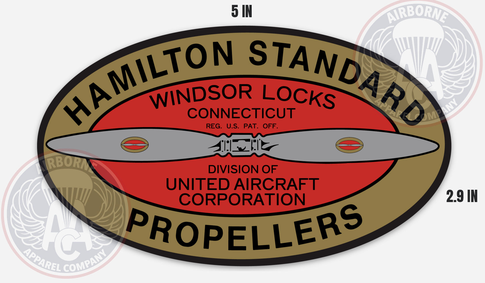Hamilton Standard Propellers Decal – Airborne Apparel Co.