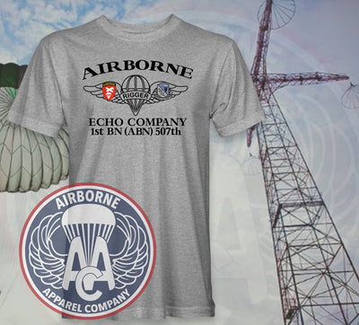 507th Parachute Infantry Regiment Echo Company Jump School T-Shirt