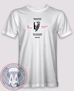 Red-cockaded Woodpecker FB REG 350-6 Training Area T-SHIRT