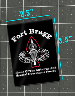 Fort Bragg Gate Sign Fridge Magnet