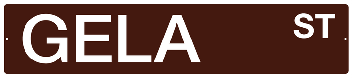 Bragg/Mackall Street Sign Replicas