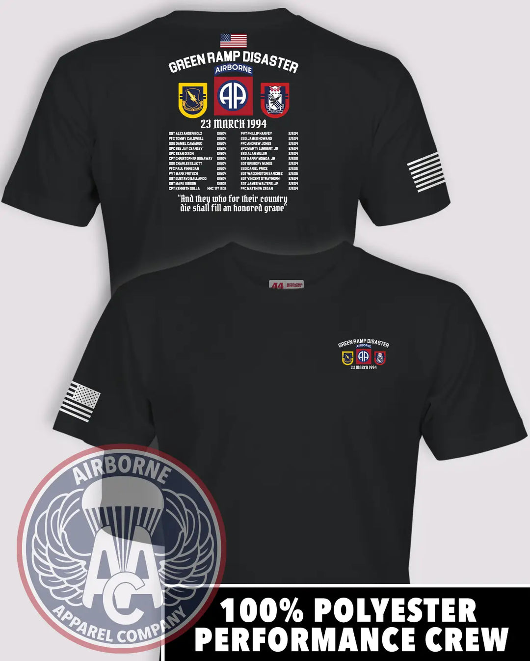 Green Ramp Disaster Memorial Shirt