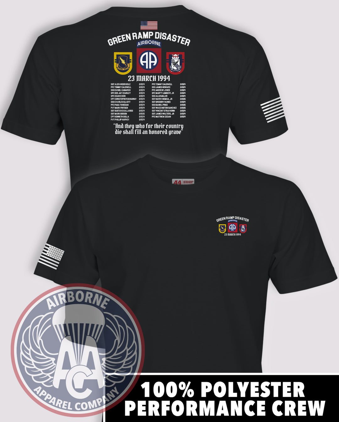 Green Ramp Disaster Memorial Shirt