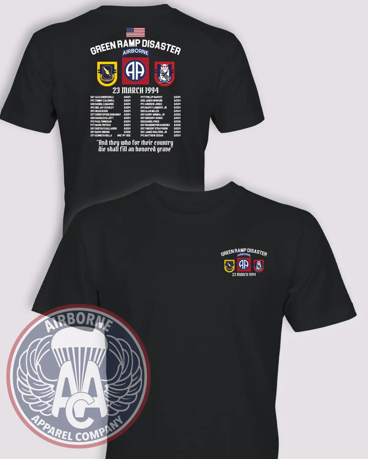 Green Ramp Disaster Memorial Shirt