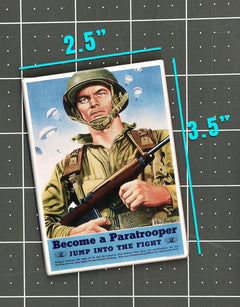Jump Into The Fight Fridge Magnet