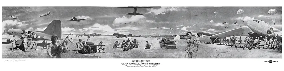 Camp Mackall 36" x 9" "Yardlong" Panorama Reproduction