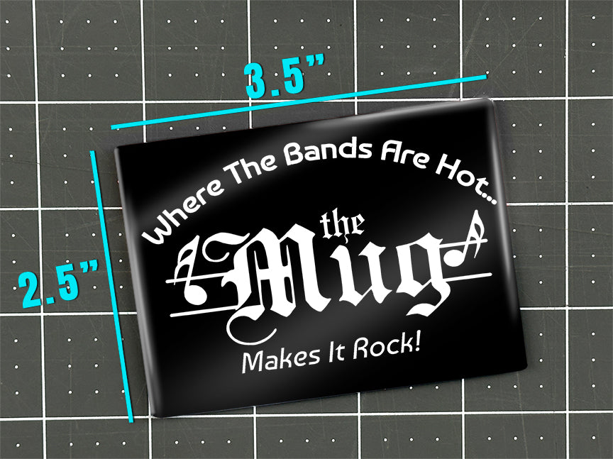 The Flaming Mug Fridge Magnet