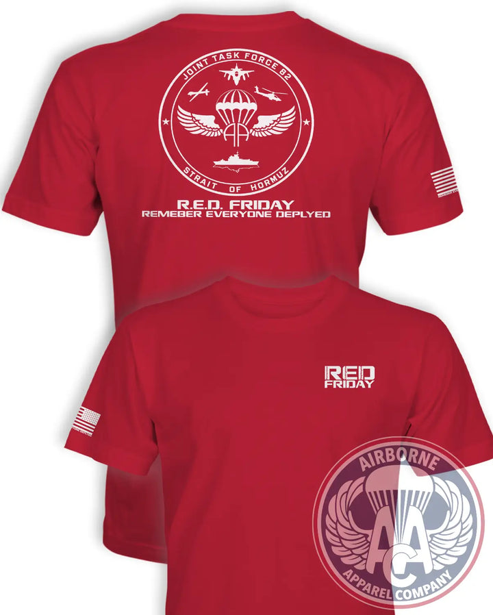 RED Remember Everyone Deployed JTF-82 Hormuz T-Shirt