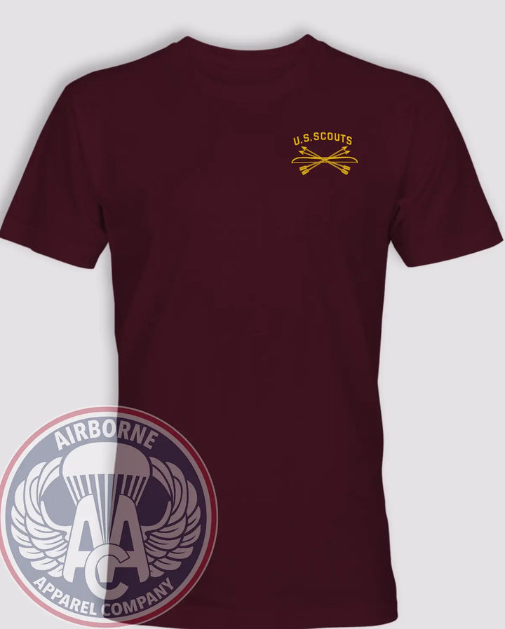 U.S. Scouts SF Heritage T-Shirt in Maroon
