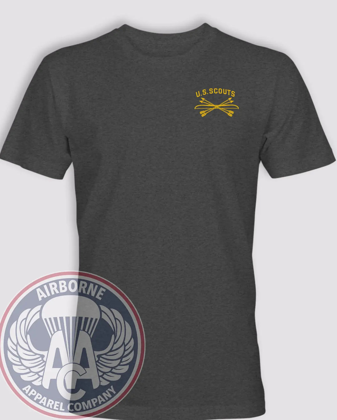 U.S. Scouts SF Heritage T-Shirt in Heathered Charcoal