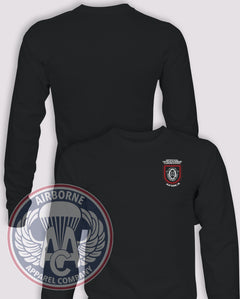 SOC-Africa Flash Long Sleeve T-shirt — Black — front print, blank back and sleeves