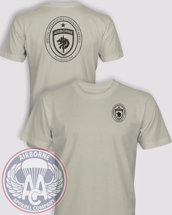 SOC-Africa T-shirt in Sand Lightweight Cotton