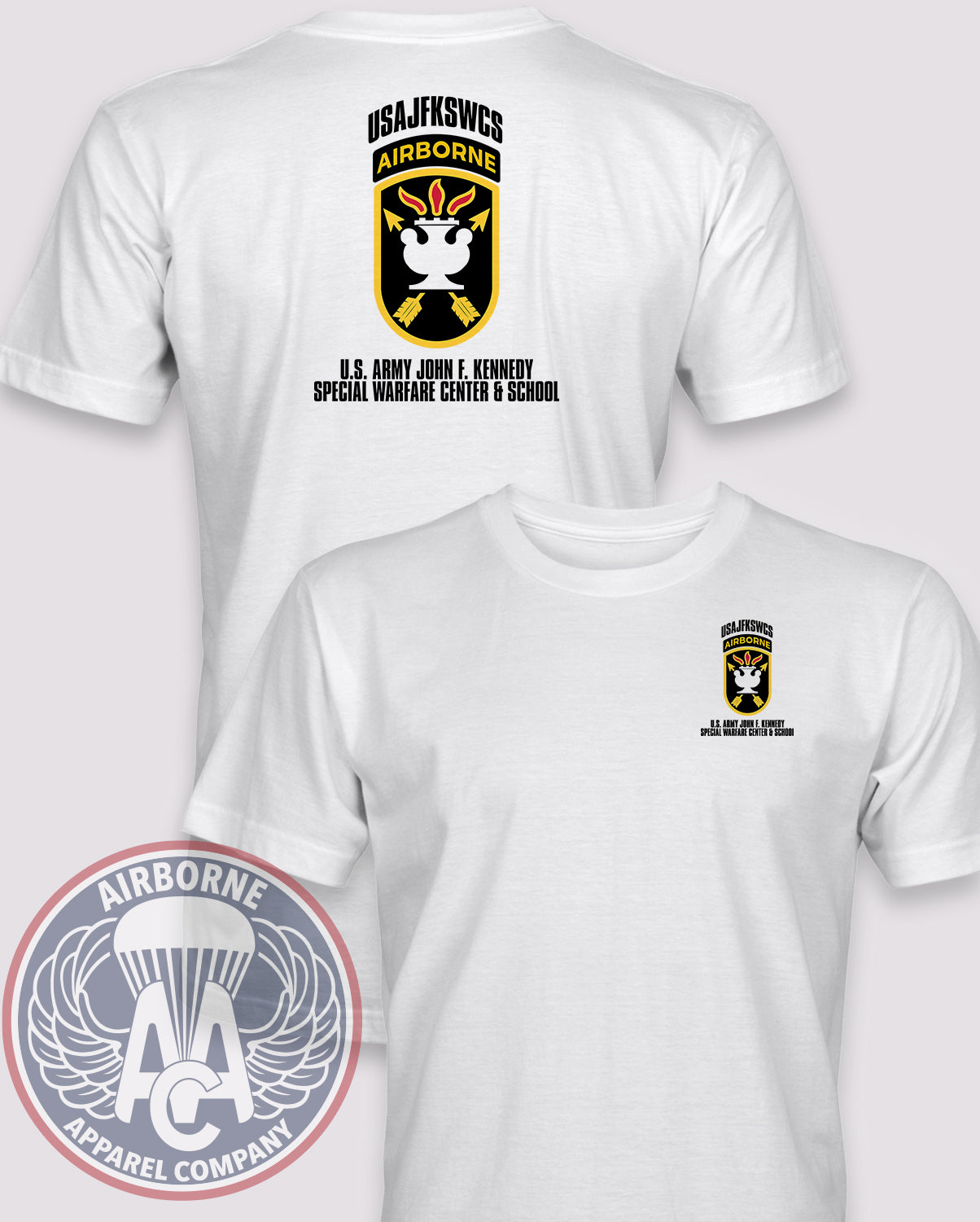 JFK Special Warfare Center & School T-Shirt – Airborne Apparel Co.