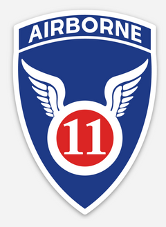 11th Airborne Vinyl Decal