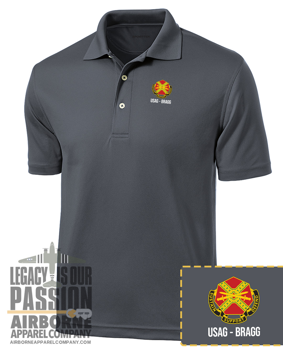 Installation Management Command (BRAGG) Dry-Mesh Polo