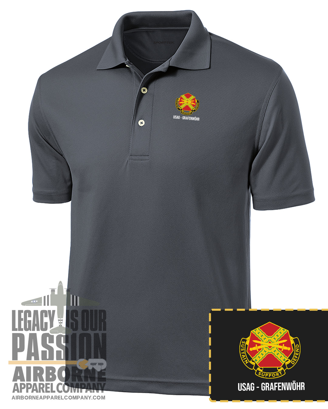 Installation Management Command (Grafenwöhr) Dry-Mesh Polo