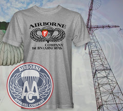 1-507th 1990s A-E Company Jump School Tee