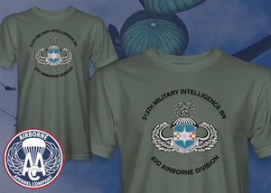 313th Military Intelligence Battalion DUI T-shirt