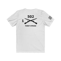 1st Battalion 502nd Infantry Regiment Crossed Rifles T-shirt