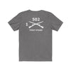 1st Battalion 502nd Infantry Regiment Crossed Rifles T-shirt