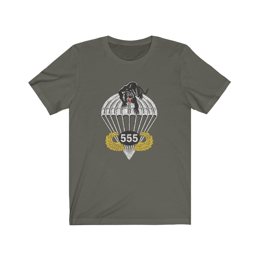555th Airborne Triple Nickle Vintage Style T-Shirt