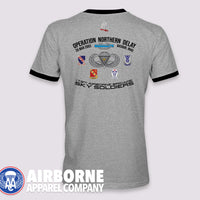 173rd Airborne Northern Delay (CIB) 20th Anniversary Ringer Tee